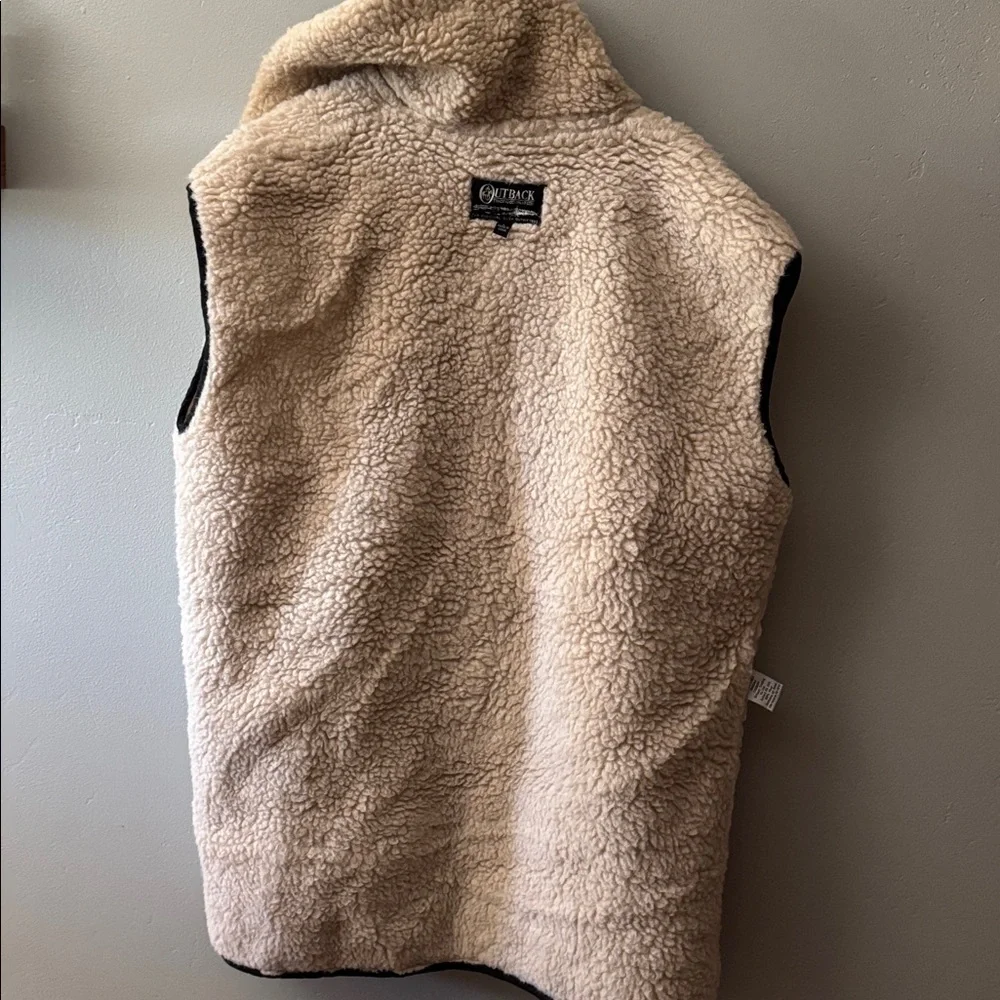 Outback Trading Company Bush Outfitters 100% Wool Large Button In Jacket Liner - Picture 10 of 14